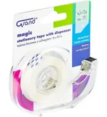 Taśmy klejące - Taśma biurowa Magic 18x200cm z dispenserem GRAND - miniaturka - grafika 1