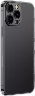 Baseus Baseus Frosted Glass Case etui pokrowiec do iPhone 13 Pro sztywna obudowa z żelową ramką czarny ARWS001001 - Etui i futerały do telefonów - miniaturka - grafika 1