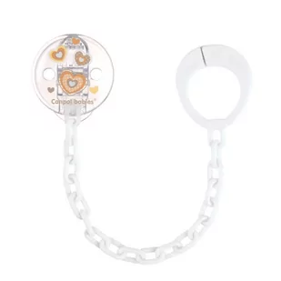 Canpol 10/877 Łańcuszek Do Smoczka Uspakajającego Newborn Baby Beige - Akcesoria do smoczków - miniaturka - grafika 1
