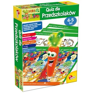 Lisciani Carotina 55036 Quiz dla przedszkolaków 4-5 lat ŁÓDŹ 55036 - Gry planszowe - miniaturka - grafika 1