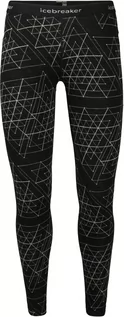 Bielizna sportowa damska - Icebreaker 250 Vertex Ice Structure Legginsy Kobiety, black XS 2021 Legginsy termiczne i narciarskie IB1052130011001 - grafika 1