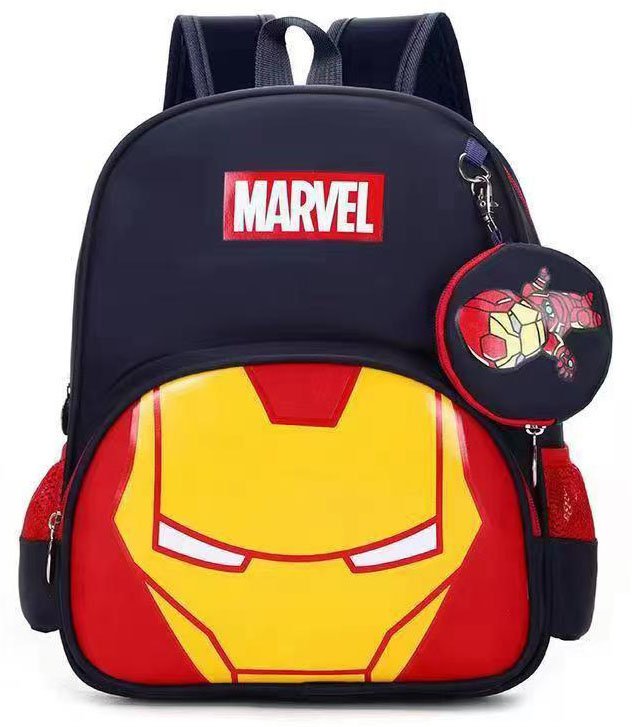 plecak + saszetka szkolny chłopięcy dla chłopca do szkoły IRON MAN avengers