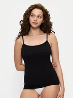 Koszulki i topy damskie - Triumph Top Sense Of Modal 10224795 Czarny Slim Fit - miniaturka - grafika 1