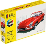 Kolekcjonerskie modele pojazdów - Heller HELLER  Jaguar Type E 3L8 FHC - Starter Set 56709 - miniaturka - grafika 1