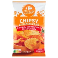 Chipsy - Carrefour Classic Chipsy ziemniaczane o smaku pomidorowym 170 g - miniaturka - grafika 1