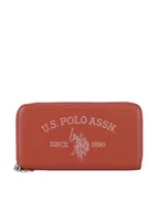Portfele - U.S. Polo Assn. Duży Portfel Damski WIUXT8413WVP Pomarańczowy - miniaturka - grafika 1