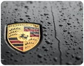 Podkładki pod mysz - PODKŁADKA POD MYSZKĘ PORSCHE Z IMIENIEM 23x19CM DO LAPTOPA - miniaturka - grafika 1