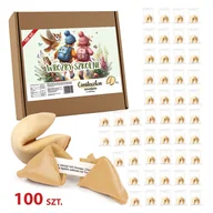 Przekąski dla dzieci - ZESTAW Ciasteczka z Wróżbą Do Szkoły Wróżby Szkolne 100 szt. - miniaturka - grafika 1