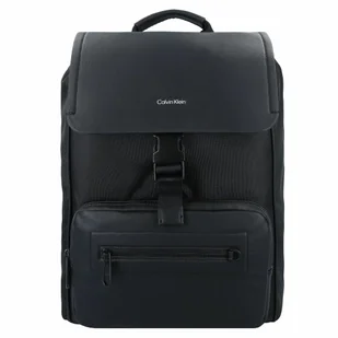 Calvin Klein CK Elevated Plecak 37 cm Komora na laptopa ck black - Plecaki - miniaturka - grafika 1