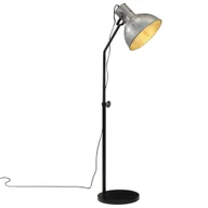 Lampy stojące - vidaXL Lampa stojąca, 25 W, srebro vintage, 30x30x90-150 cm, E27 - miniaturka - grafika 1