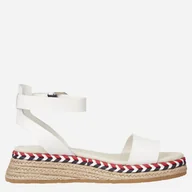 Sandały damskie - Sandały damskie skórzane Tommy Hilfiger THIFW0FW07080YBL 39 Białe (8720643139494) - miniaturka - grafika 1