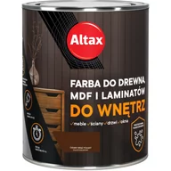 Farby i impregnaty do drewna - Farba do drewna, mdf, laminat 750 ml ciemny brąz ALTAX - miniaturka - grafika 1