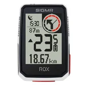 Liczniki rowerowe - Sigma komputer ROX 2.0 biały - miniaturka - grafika 1