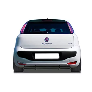 Tylny fartuch 'Diffuser' Punto Evo 2009- (ABS czarny błyszczący) - Akcesoria tuningowe - miniaturka - grafika 1