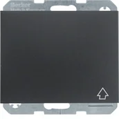 Gniazdka elektryczne - Hager Polo sp. z o.o. K.1 Gniazdo SCHUKO z pokrywą z podwyższoną ochroną styków antracyt mat 47517106 - miniaturka - grafika 1