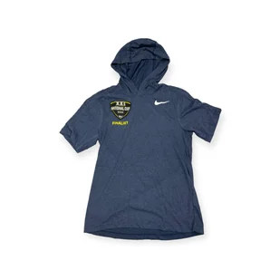 Sportowa bluzka męska na krótki rękaw z kapturem NIKE L - Koszulki męskie - miniaturka - grafika 1