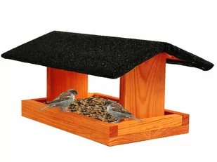 Drewniany Karmnik Dla Ptaków - 2Spad L - Akcesoria dla ptaków - miniaturka - grafika 1