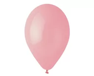 Gadżety na imprezę - Gemar Balon, różowy delikatny, 100 sztuk - miniaturka - grafika 1