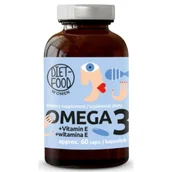 Suplementy naturalne - Diet-Food Omega-3 (2000 mg) Suplement diety 60 kaps. - miniaturka - grafika 1