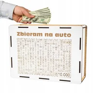 Skarbonki - SKARBONKA WYKREŚLANA GRAWER CEL OSZCZĘDNOŚCIOWY 10000! DARMOWA DOSTAWA ! /JANIS - miniaturka - grafika 1