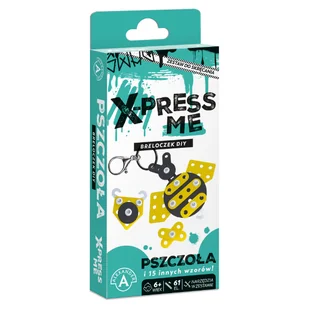 X-Press Me. Brelok DIY. Pszczoła - Zabawki kreatywne - miniaturka - grafika 1