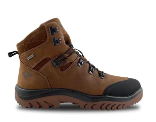 Męskie buty trekkingowe 4F OBMH260 brązowe Rozmiar: 40 - Buty trekkingowe męskie - miniaturka - grafika 9