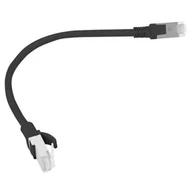Patchcordy - Lanberg Patchcord kat.5e 0.25M UTP czarny 1_604954 - miniaturka - grafika 1