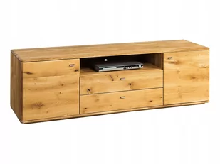 Duża Komoda Pod Telewizor Do Salonu Dąb Palony - Szafki RTV Duża Komoda Pod Telewizor Do Salonu Dąb Palony - Szafki RTV - miniaturka - grafika 1