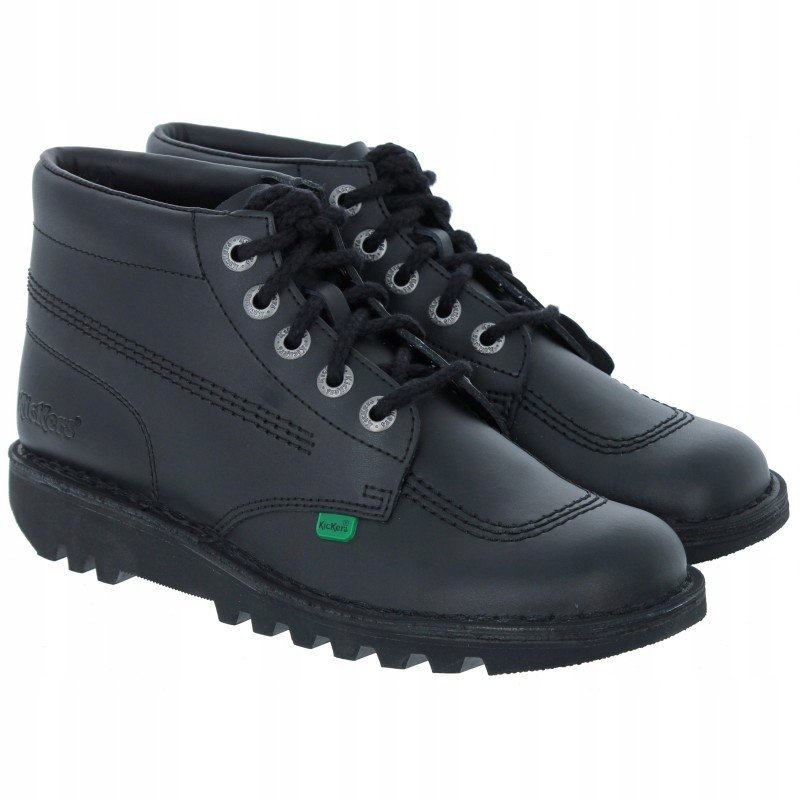 KICKERS MĘSKIE TRZEWIKI CZARNE SKÓRZANE 43 Ż5C