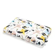 Kołdry i poduszki dla dzieci - LA MILLOU PODUSZKA DO SPANIA BAMBOO - L - 40x60cm - CUTE BIRDS VIVID - miniaturka - grafika 1