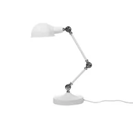 Lampy stojące - Beliani Lampa stołowa śnieżno biała CABRIS - miniaturka - grafika 1