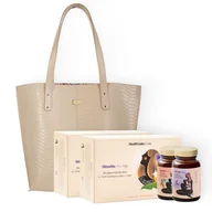 Suplementy diety - Health Labs Zestaw 2 x GlowMe Pro Age 15 Szt. + New Me 60 Kaps. + Torebka Batycki - miniaturka - grafika 1