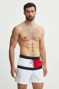 Tommy Hilfiger szorty kąpielowe kolor biały UM0UM03259 - Stroje kąpielowe - miniaturka - grafika 1