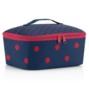 Torba termiczna na LUNCH Reisenthel Coolerbag M Pocket - mixed dots red - Torby termiczne - miniaturka - grafika 1