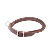 Obroże dla psów - Dingo Obroża Okrągła Skóra Soft 1,2 X 65CM Brązowa - miniaturka - grafika 1