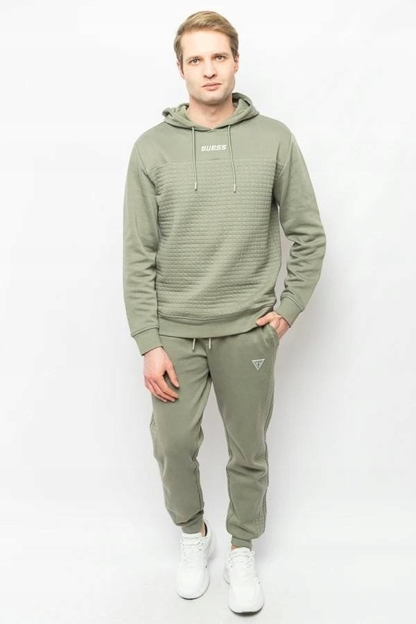 Spodnie męskie Guess Z4RB03 KC4A0 zielony - XXL