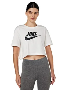 Nike Damska koszulka W NSW Tee ESSNTL CRP ICN FTRA czarny czarny/(biały). XXL BV6175 - Koszulki i topy damskie - miniaturka - grafika 1