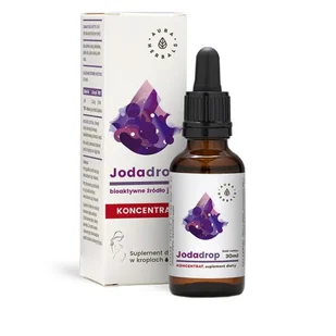 Aura Herbals Jodadrop - bioaktywne źródło jodu, koncentrat krople (30ml) JODADROP30 - Witaminy i minerały - miniaturka - grafika 1