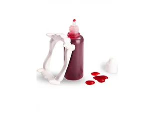 Szczęka wampira z krwią - Halloween - miniaturka - grafika 1
