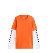 Koszulki i topy damskie - T-shirt Dziecięcy z Długim Rękawem (8-14lat) VANS Long Check Twofer Flame VN0A49OYFLM1 XL - Vans - miniaturka - grafika 1