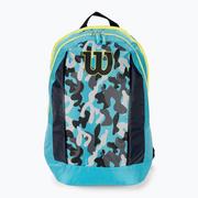 Plecaki - Wilson Plecak tenisowy dziecięcy Junior Backpack niebieski WR8017701001 - miniaturka - grafika 1