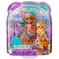 Lalki dla dziewczynek - Enchantimals Gepard Lalka Deluxe, Hnv30 - miniaturka - grafika 1