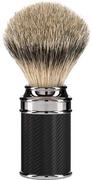 Pędzle do golenia - Muhle - Pędzel do golenia z włosiem borsuka silvertip czarny uchwyt TRADITIONAL (091M89 BLACK) - miniaturka - grafika 1