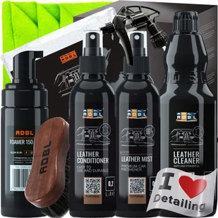 Adbl Leather Kit Profesjonalne Czyszczenie Zabezpieczenie Skór W Aucie - Kosmetyki samochodowe - miniaturka - grafika 1