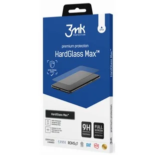 3MK Szkło HardGlass Max do Apple iPhone 12 Black 8587X1 - Szkła hartowane na telefon 3MK Szkło HardGlass Max do Apple iPhone 12 Black 8587X1 - Szkła hartowane na telefon - miniaturka - grafika 1