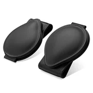 Okulary przeciwsłoneczne - MoKo Uchwyt na okulary przeciwsłoneczne do samochodowych osłon przeciwsłonecznych, 2-pak ze skóry PU, magnetyczny uchwyt na okulary, wieszak na okulary, klips do wizjera, akcesoria do wszystkich - miniaturka - grafika 1