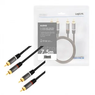 LogiLink RCA 7.5m - Kable - miniaturka - grafika 1