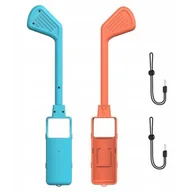 Gadżety dla graczy - Kij golfowy na Joy-Con JYS NS2265 do Nintend Switch 2 Pomarańczowy/Niebieski (2 szt.) - miniaturka - grafika 1