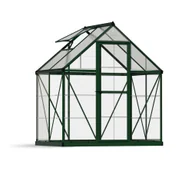 Szklarnie ogrodowe - Palram - Aluminiowa szklarnia Canopia Hybrid 64 Zielony 126x185x208 cm - miniaturka - grafika 1