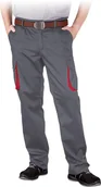 Odzież robocza - SPODNIE OCHRONNE DO PASA REIS LAND-T; SZARO-CZERWONY - miniaturka - grafika 1